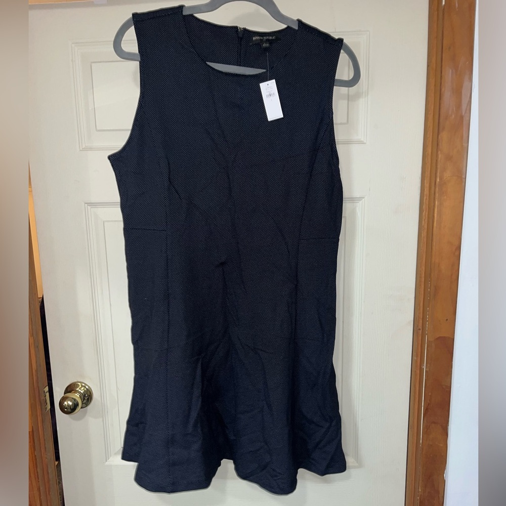 NWT Banana Republic Polka Dot Sheath Dress